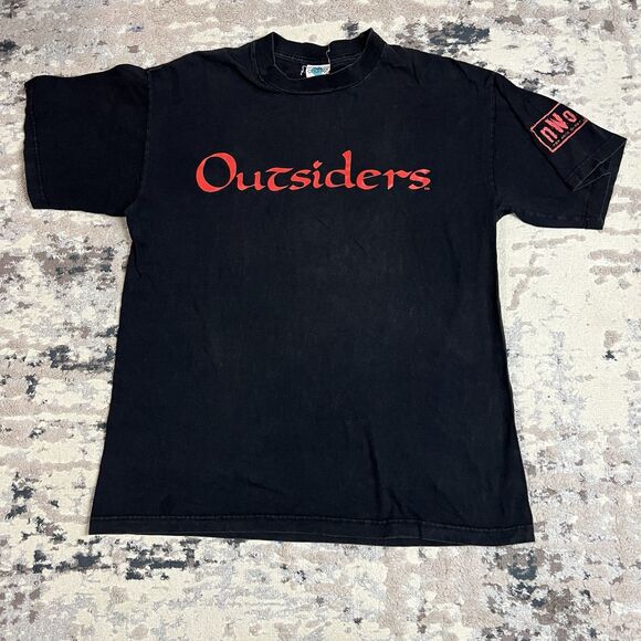 Other - Vintage NWO Outsiders Size L WCW WWF WWE T Shirt Kevin Nash Scott Hall